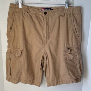 Chaps Men's  Size 36 Khaki Cargo Shorts 9 inch Inseam